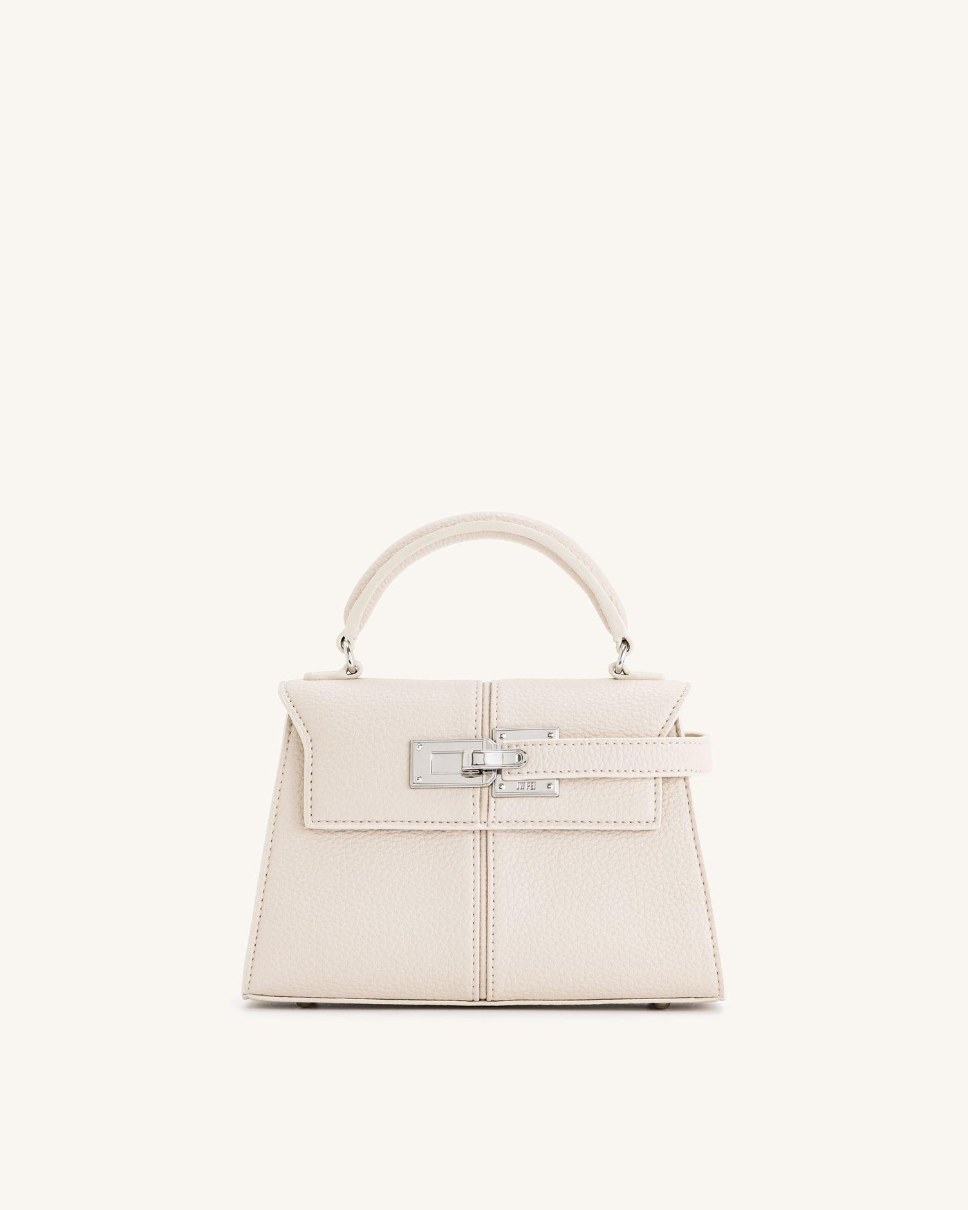 Borsa con manici superiori Elise - Bianco