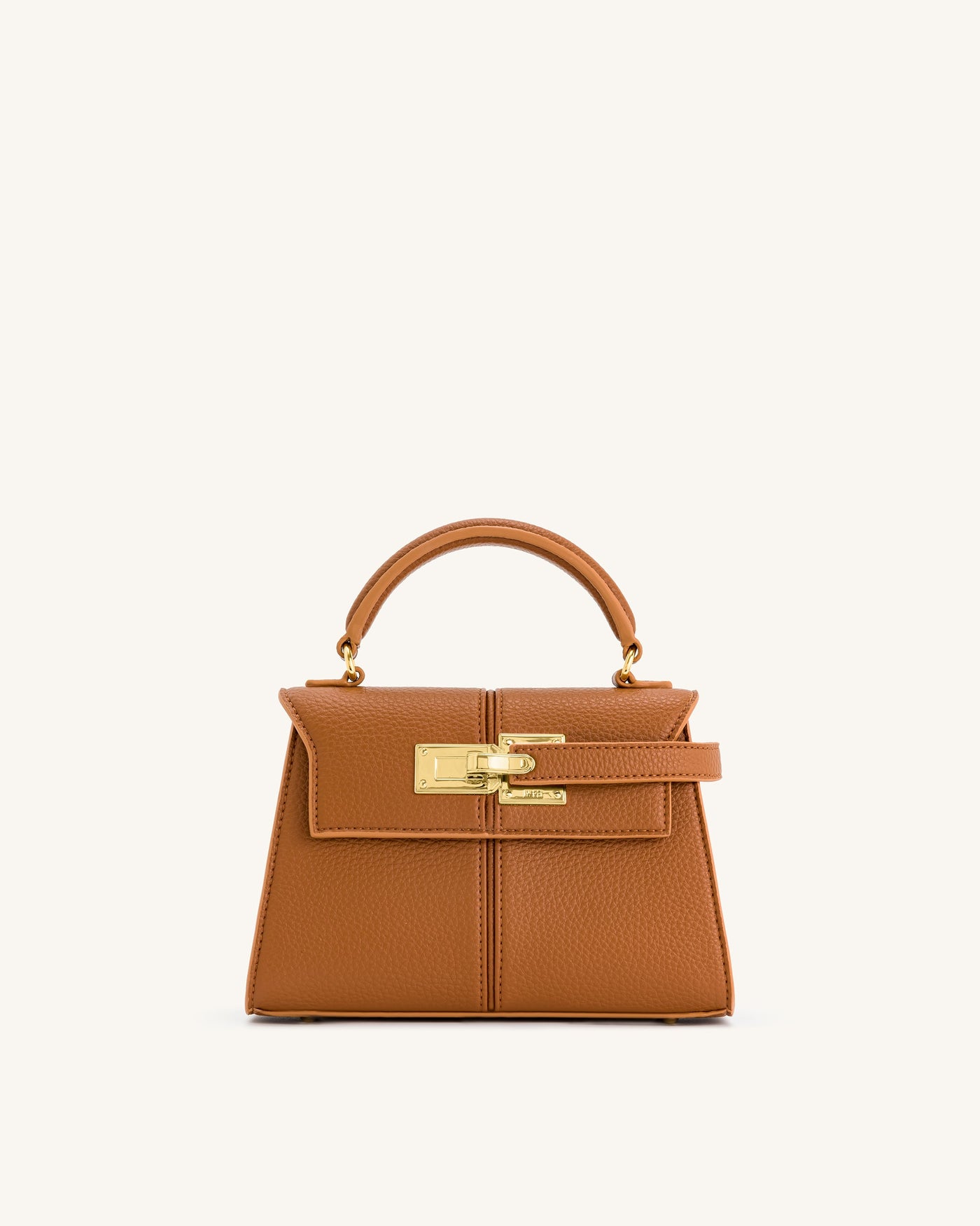 Borsa con manici superiori Elise - Marrone