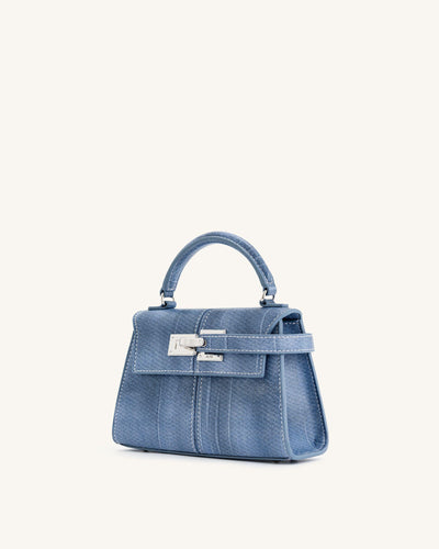 Borsa con manici superiori Elise - Blu