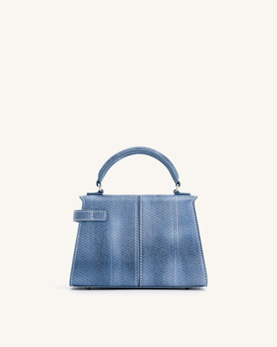Borsa con manici superiori Elise - Blu
