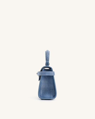 Borsa con manici superiori Elise - Blu