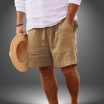 Pantaloni Corti Artigianali in Lino