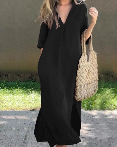 Auralyn – L’Abito in Lino Perfetto per un’Eleganza Naturale