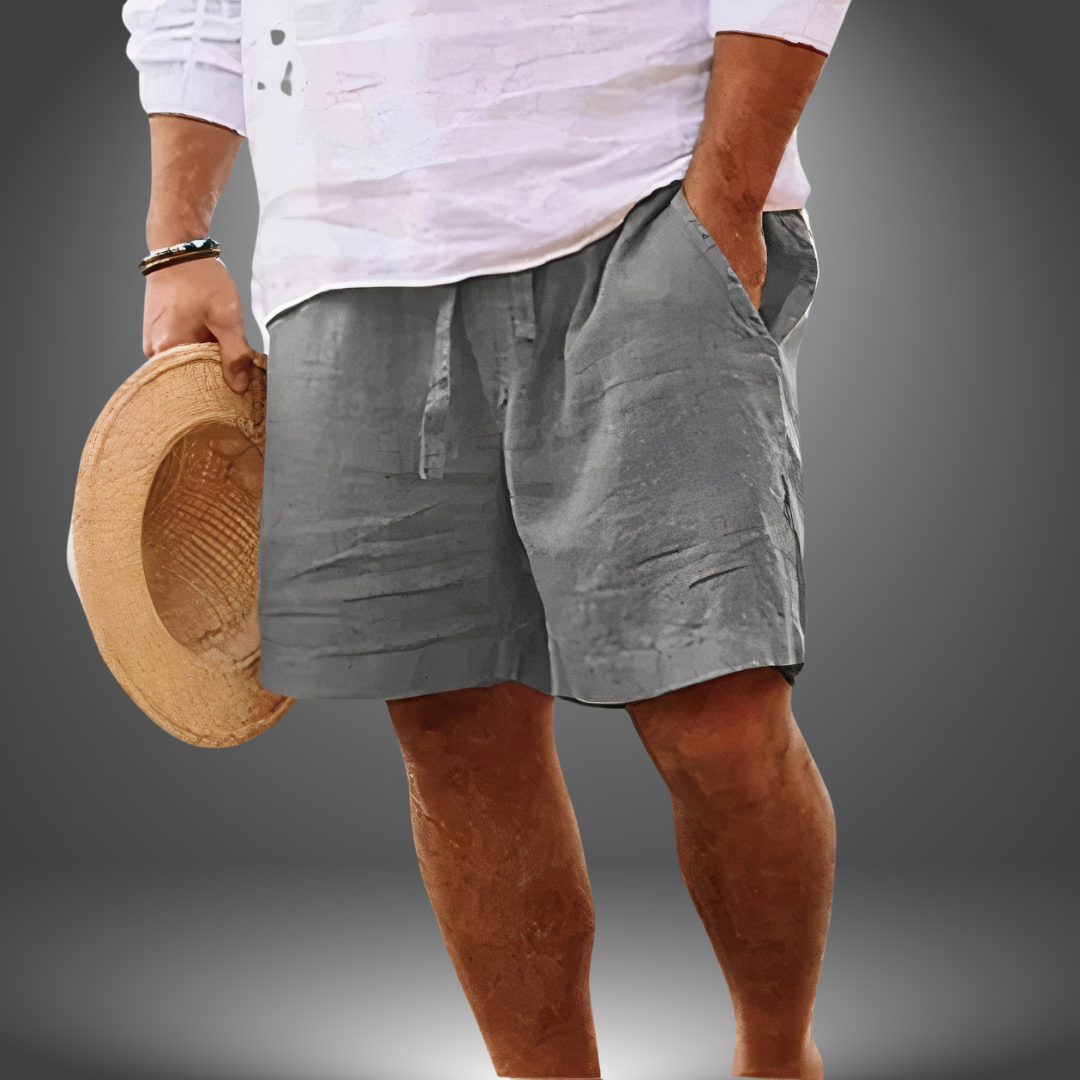 Pantaloni Corti Artigianali in Lino