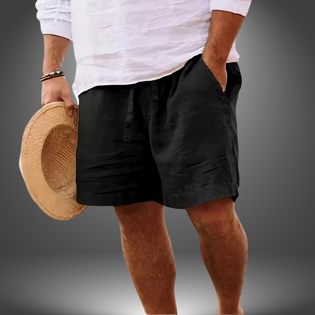Pantaloni Corti Artigianali in Lino