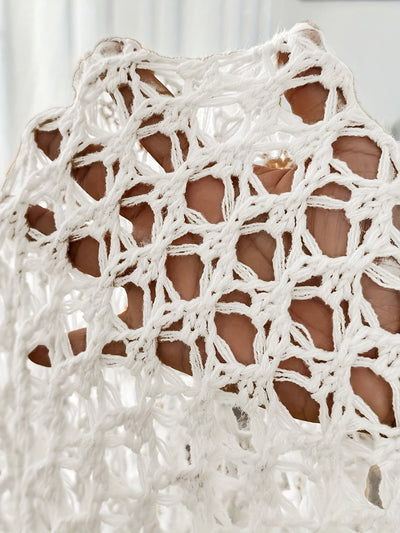 Etleva - Elegante Cardigan Traforato Con Maniche A Pipistrello