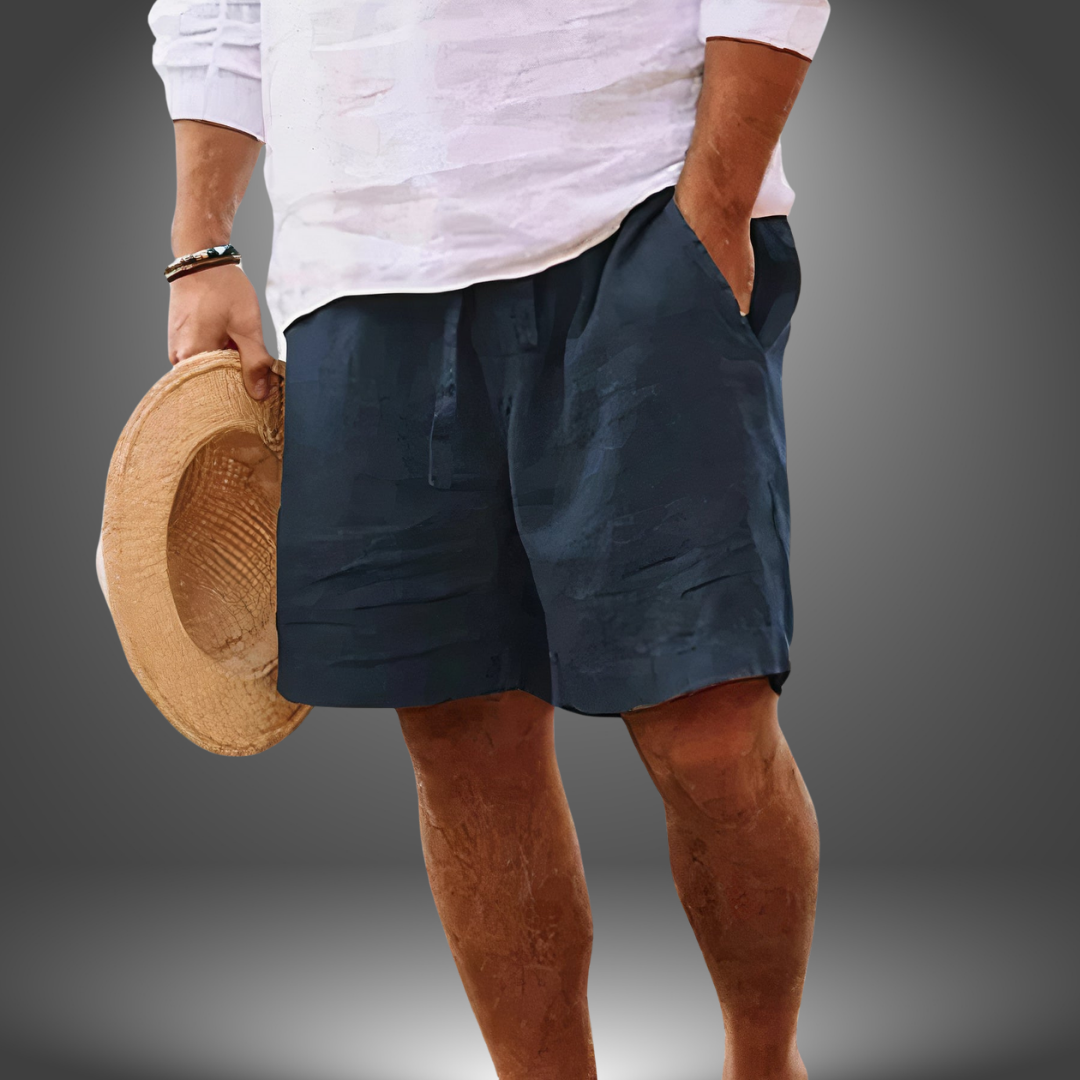 Pantaloni Corti Artigianali in Lino