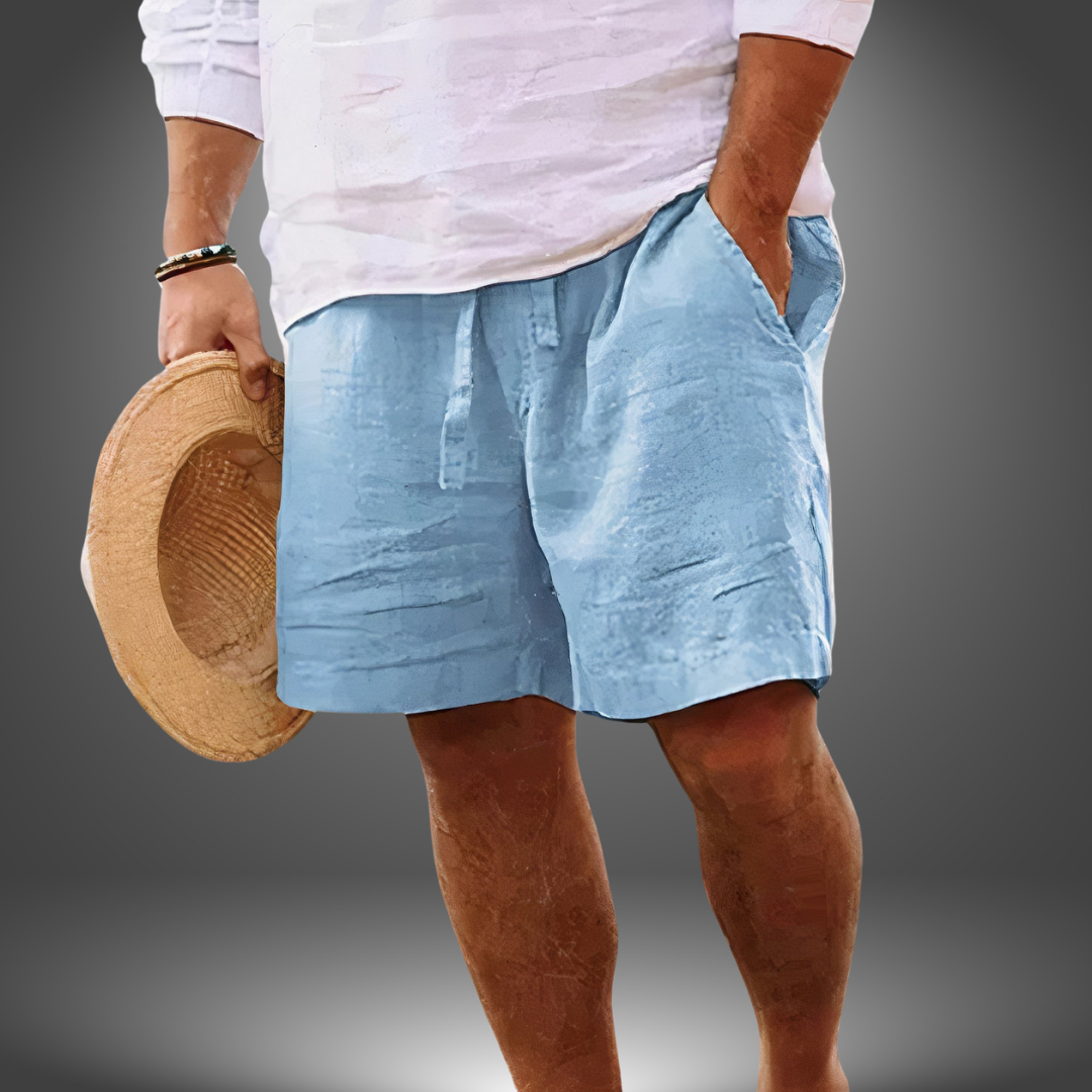 Pantaloni Corti Artigianali in Lino
