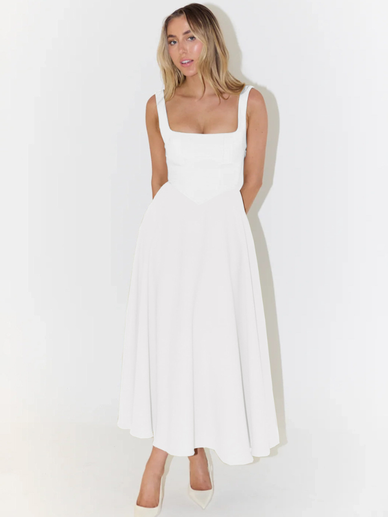 Nica - Elegante Abito Senza Maniche