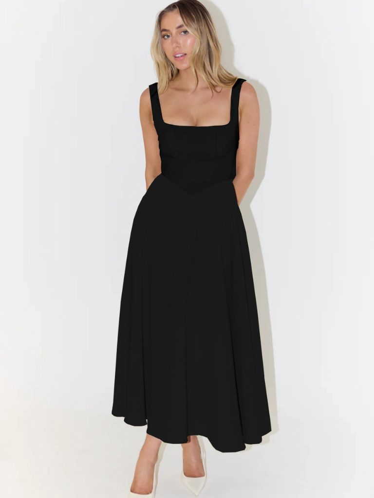 Nica - Elegante Abito Senza Maniche