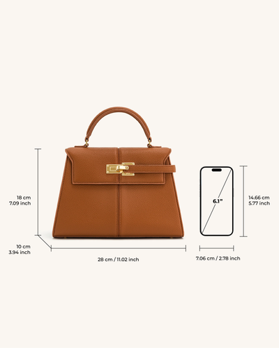 Borsa Elise grande - Marrone